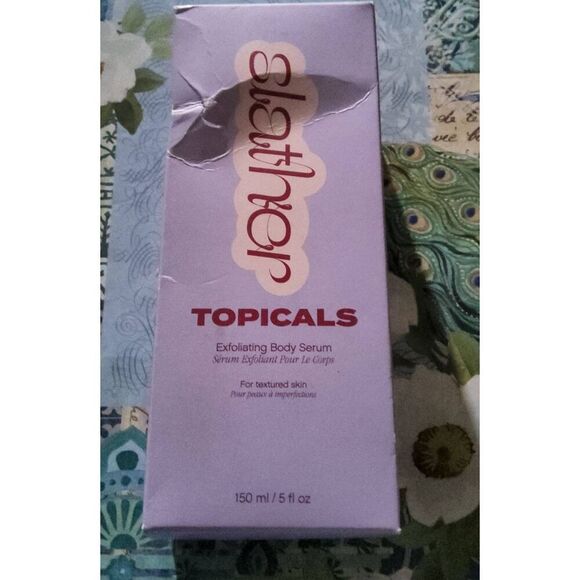 BNIB~SLATHER TOPICALS Exfoliating Body Serum~5 fl. oz.~$30 Retail~ - Picture 2 of 3